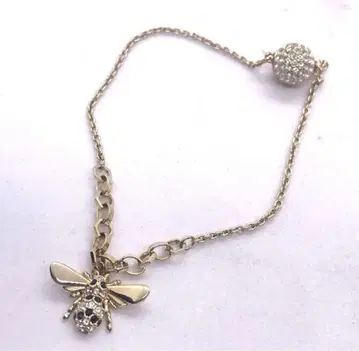 SWAROVSKI 스와로브스키 팔찌 골드 꿀벌 모티브