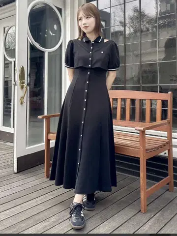 dazzlin POLOBCS 콜라보 레이어드 폴로 원피스