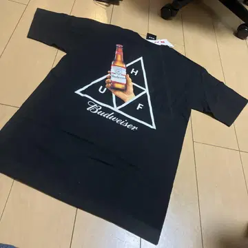HUF Budweiser 그래픽 티셔츠 블랙