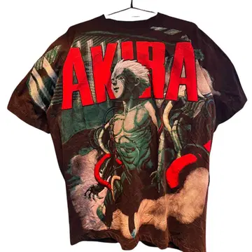 구제 의류 아키라 티셔츠 블랙 애니메이션 아키라 AKIRA bootleg