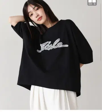 2025 여름 새상품 부즈루드 레이스 로고 tee