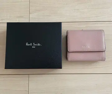 Paul Smith 핑크 3단 폴더형 지갑