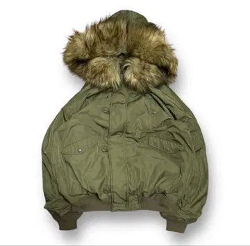 unknown n2b fur flight jacket y2k