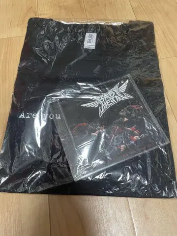 BABYMETAL 모슈슈 T셔츠 XL 사이즈 CD 포함