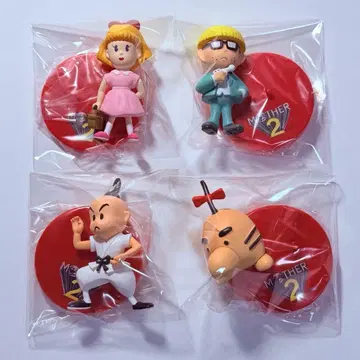 MOTHER2 스탠드 피규어 4개 세트 폴라 제프 푸 도세이