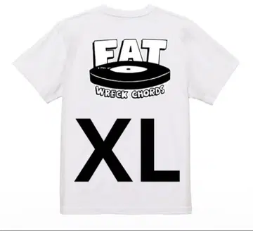 FAT WRECK CHORDS 티셔츠 pizza of death 화이트