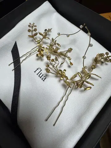 flua flower 헤어콤 2개 세트