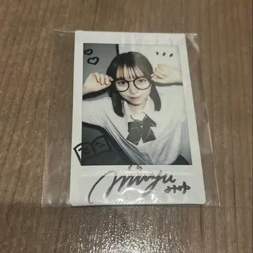우메다 미유 친필 사인 폴라로이드