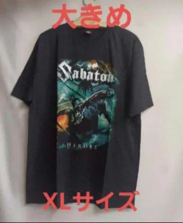밴딩 티셔츠 SABATON 사바톤 HEROES 히어로즈 XL 사이즈