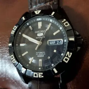 SEIKO 5 SPORTS 오토매틱 손목시계 100m 방수