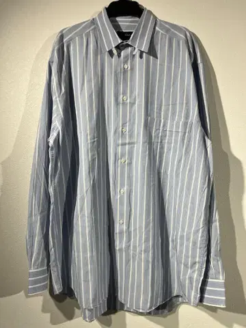 Canali 이탈리아제 탭 칼라 스트라이프 셔츠