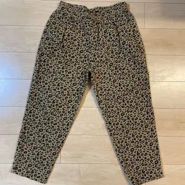 레오파드 무늬 셰프 팬츠 XL