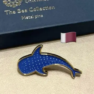 카타르 파빌리온 입장객 한정판 핀즈 핀 배지 오사카 간사이 엑스포