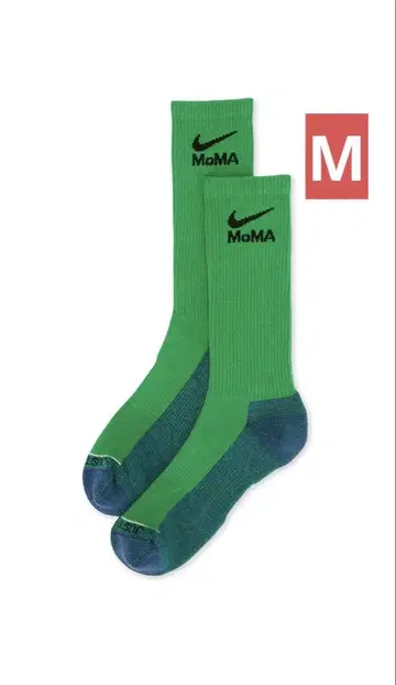 MoMA Nike Everyday Socks Green M