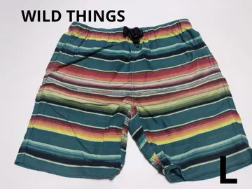 [ WILD THINGS ] 스트라이프 숏팬츠 L