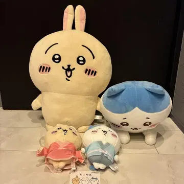 치이카와 랫핑크 하치와레 칠석 토끼 초BIG 봉제 인형~야하~