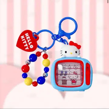 산리오 헬로키티 참 키링 TV형 sanrio