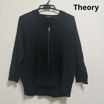 Theory 집업 후드티 블랙 S 사이즈