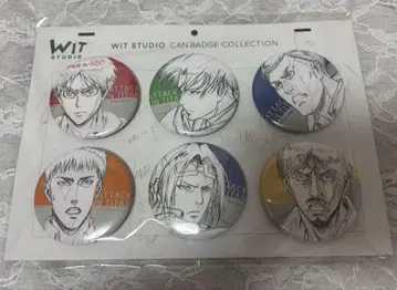 진격의 거인 WIT STUDIO 캔뱃지 컬렉션 캔뱃지 세트