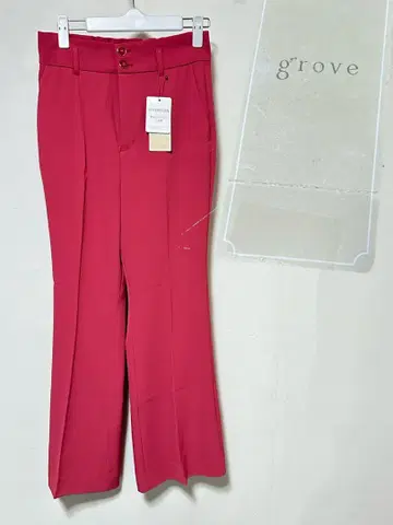 grove 핑크 슬랙스 S 사이즈
