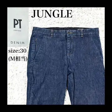 새상품급 피티토리노 데님 JUNGLE 스트레치 인디고 다크 네이비 30