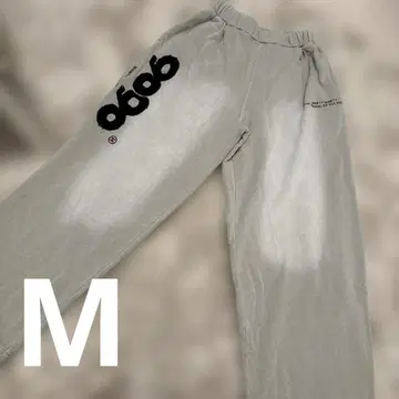 9090 OG 로고 빈티지 스웨트 팬츠 그레이 M