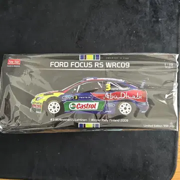 Ford Focus RS WRC09 한정판 미니카 1:18