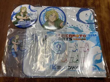 세가 럭키 쿠지 사카모토 데이즈 아크릴 스탠드 캔뱃지 신 SEGA