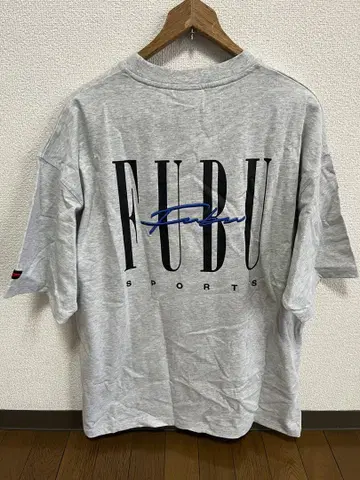 새상품급 FUBU 후부 상의 브랜드 로고 백 디자인 반팔 티셔츠