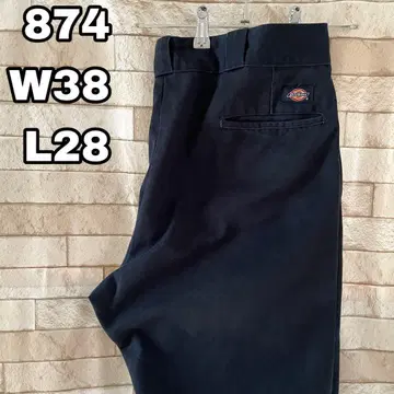 디키즈 874 워크 팬츠 자수 네이비 38 x 28
