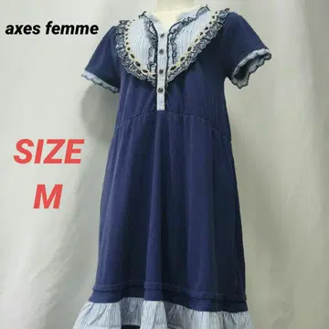 axes femme 엑시즈팜 원피스 프릴 레이스 스트라이프