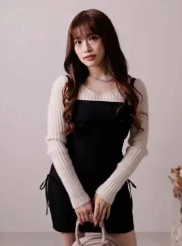 사이드 스핀들 점프스커트 원피스 LIP SERVICE