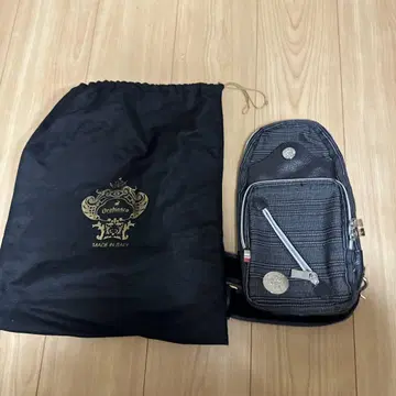 Orobianco 블랙 숄더백 (수납 가방 포함)