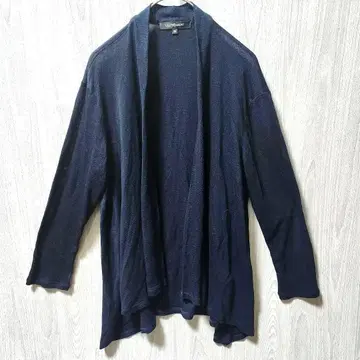 로트레 아몽 네이비 칠부 레이온 가디건 38