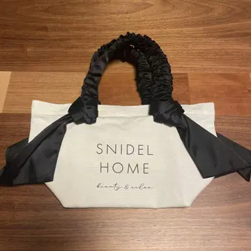 SNIDEL HOME 토트백 화이트 스몰