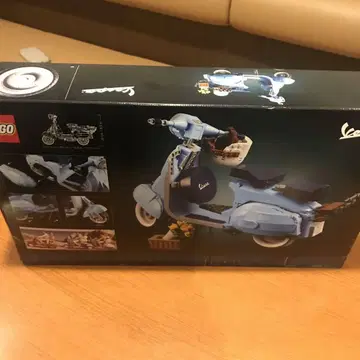 LEGO Vespa 파란색 바이크 세트
