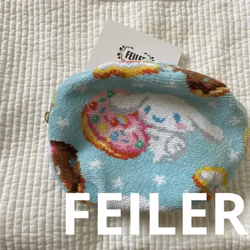 FEILER 페일러 시나모롤 컬러풀 도넛 쉘 파우치