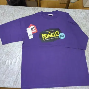 Pringles 로고 티셔츠 퍼플