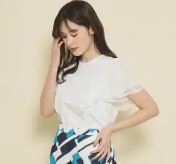쿠드 샹스 [성숙/러블리 일본제 워셔블] 플레어 슬리브 풀오버 M