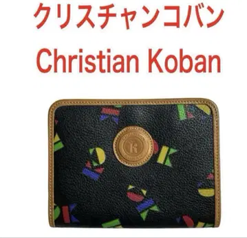 Christian Koban 크리스찬코반 지갑 PVC x 가죽 올 패턴