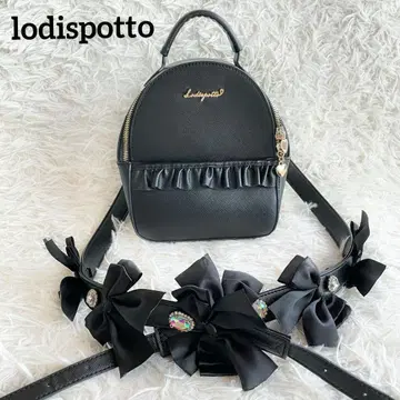 lodispotto 리본 백팩 프릴 하트 미니 백팩
