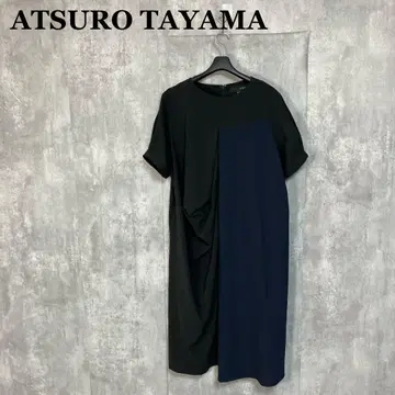 ATSURO TAYAMA 바이컬러 원피스 36