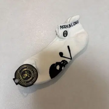마크앤로나 화이트 골프 삭스 25-27cm