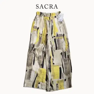 새상품 24SS SACRA 사쿠라 UNITED ARROWS 팬츠 프린트