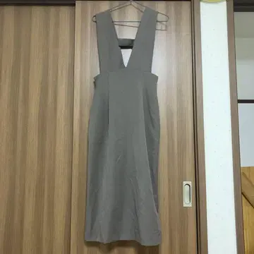 트웰브아젠다 오버롤 스커트 플레어 브라운 M