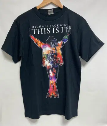 마이클 잭슨 This Is It 티셔츠 M 사이즈 블랙