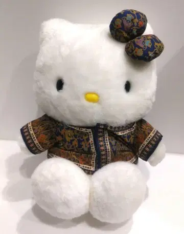 산리오 헬로키티 싱가포르 BIG 봉제 인형 2001 키티 레트로