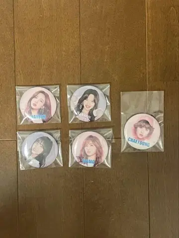 TWICE 캔뱃지 5개 세트
