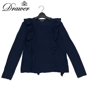 Drawer 드로어 프릴 스트레치 소재 풀오버 티셔츠 1