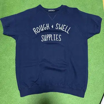 ROUGH & SWELL 러프앤스웰 반팔 트레이닝복 네이비